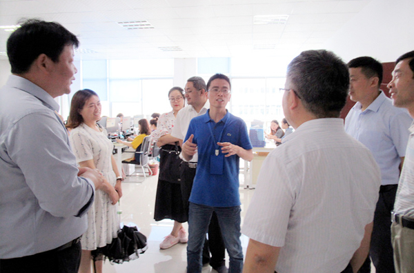 全椒县经济开发区副主任夏朝晖赴安徽悦来悦好考察