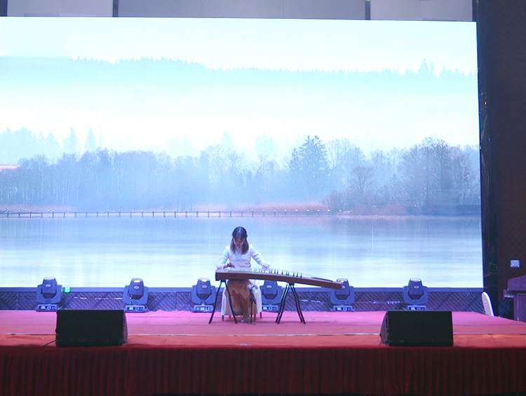 安徽悦来悦好公司2020企业年会节目 - 古筝表演《浏阳河》